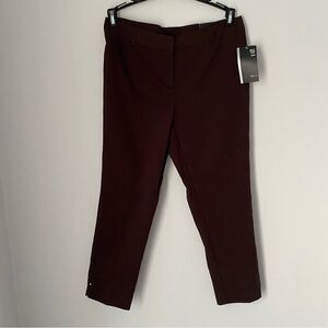 Style & Co Women’s Mid Rise Ankle Pants size 8P Brown